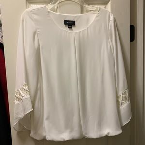 AB Studio Lace Sleeve Blouse